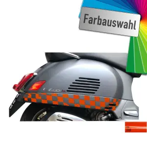 Flaggenmuster für Seitenteile Vespa GTS