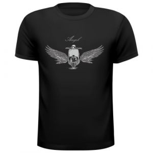 T-Shirt ANGEL, Roller mit Flügel