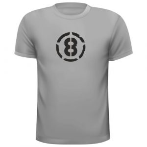 T-Shirt OTTO, Zahl 8 mit Kranz